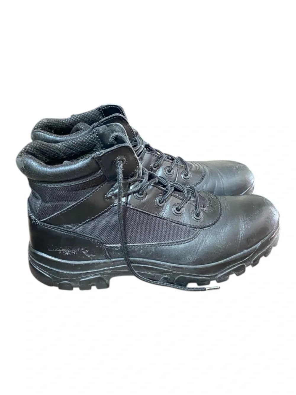 Men's Black Tactical Ankle Boots - Unbranded
